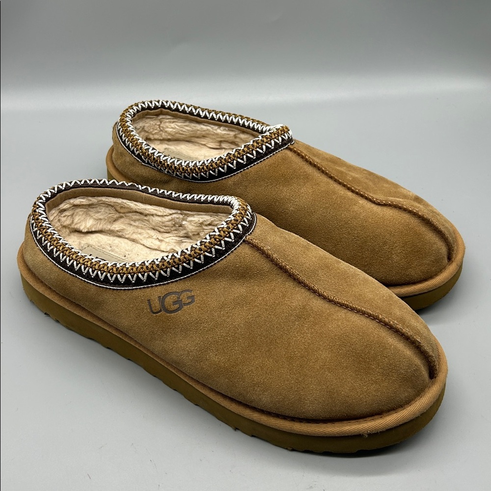 UGG TASMAN SLEEPERS,MENS SIZE 11 Chestnut